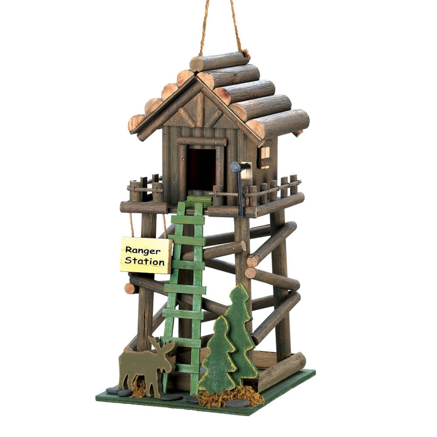 Ranger Station Rustic Decorative Outdoor Birdhouse