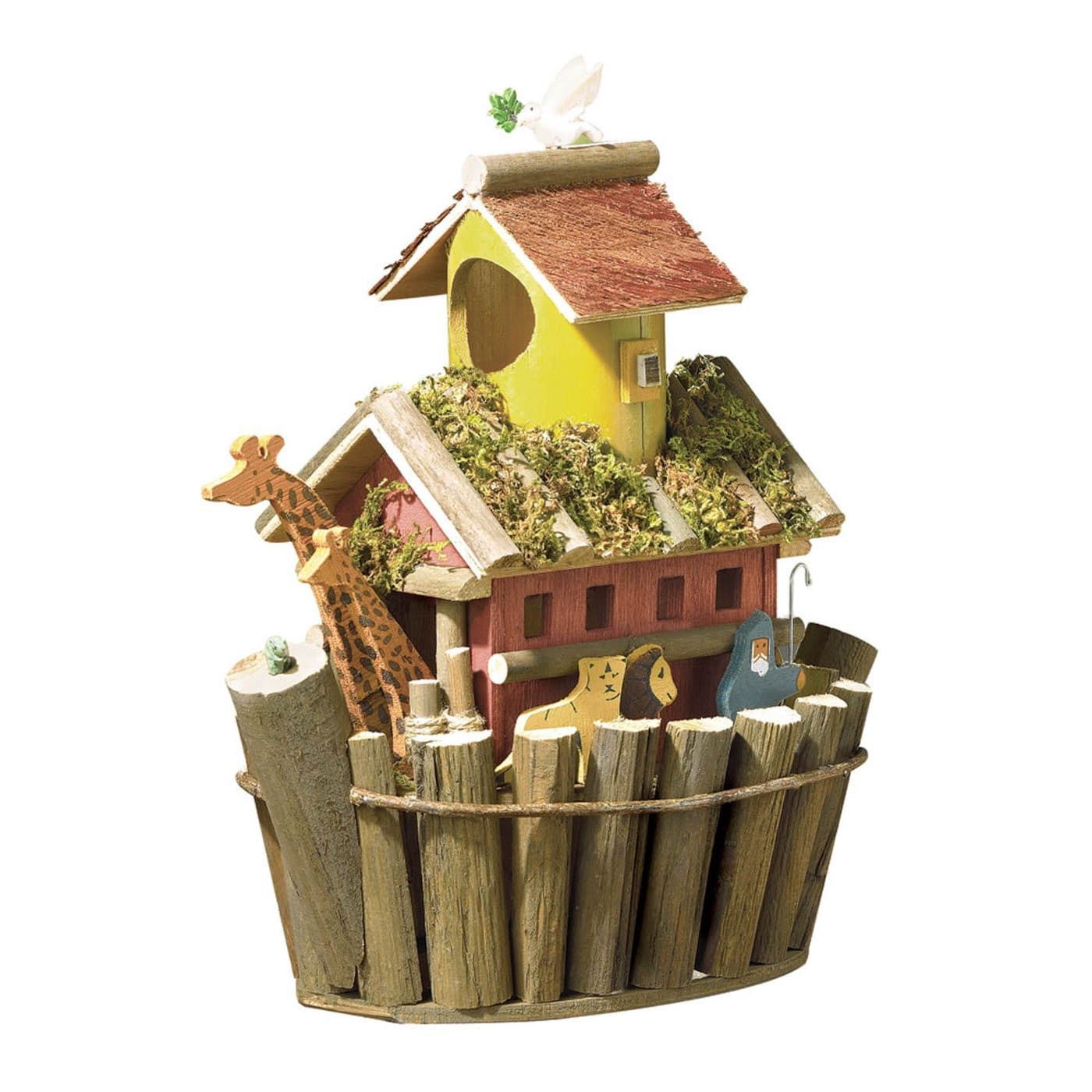 Noah's Ark Novelty Decorative Outdoor Birdhouse