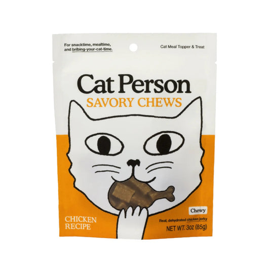 Cat Person Cat Treat Soft Chews Chicken 3oz - Cat Person Cat Treats - The Family Pet