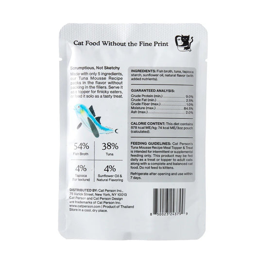 Cat Person Cat Mousse Tuna 3oz Pouch