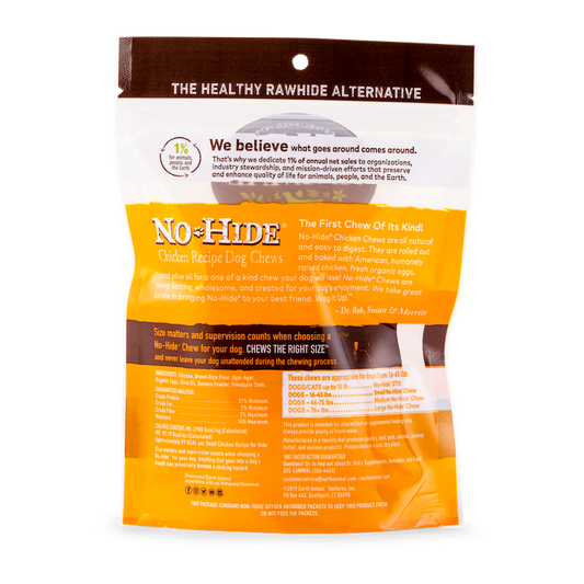 Earth Animal No Hide Small Chicken Dog Rolls (2pk) (2.4oz) - Dog Chews - The Family Pet