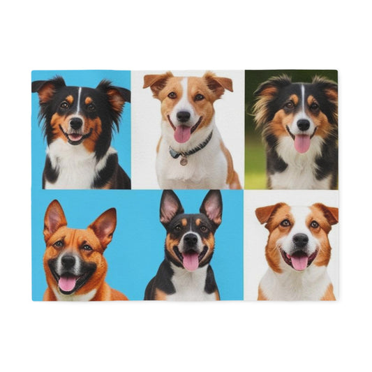 Medium Dogs Sweatshirt Blanket