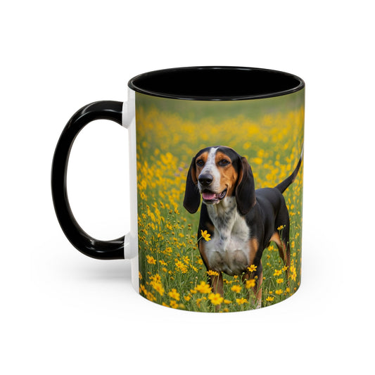 American English Coonhound Accent Coffee Mug - Perfect Gift for Dog Lovers