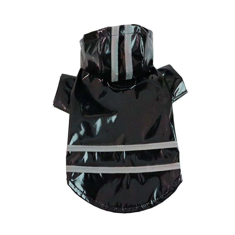 Pet Raincoat with Reflective Strips, Thickened Waterproof Raincoat for Small and Medium Dogs - Purrfect Pet Kingdom