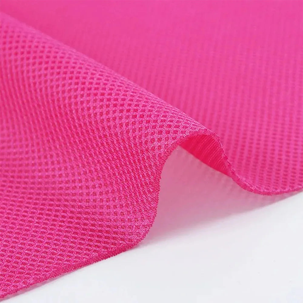 155CM Wide Air Spacer Mesh Fabric Three-Dimensional Carbon Fiber PET Heavy Seat Cover Soft Thicken Breathable Sports Shoes Wears