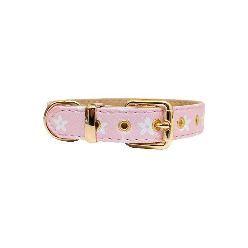 Lauren Luxury Pink Pet Collar