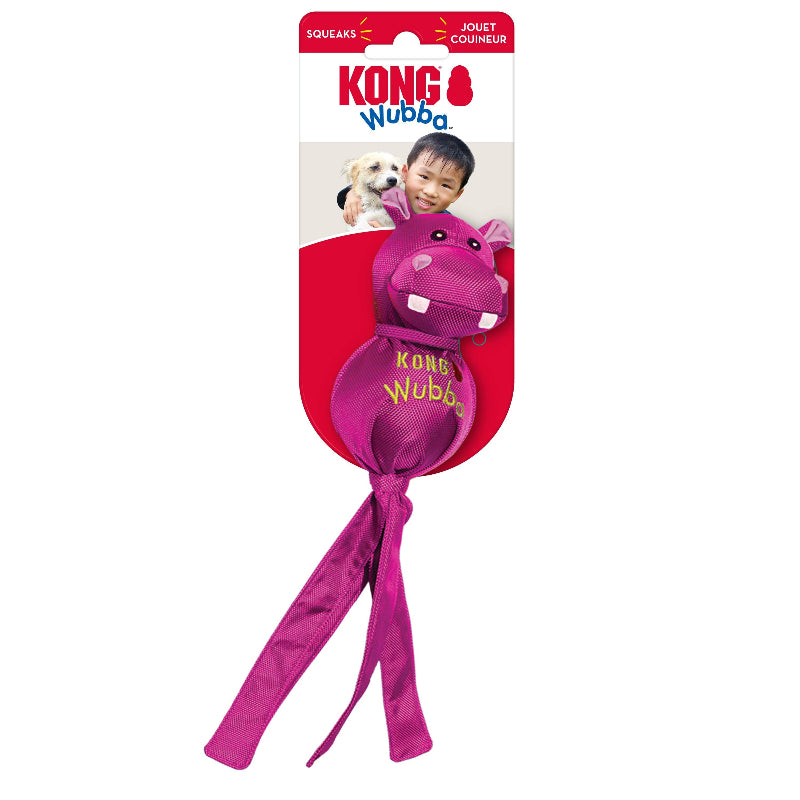 Wubba Friends Hot Pink Ballistic Tug Dog Toy
