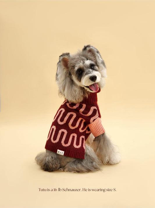 Rosé Bliss Sweater - Dog Sweater - BarkBarkBaby