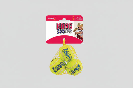 KONG Squeakair Dog Toy Tennis Balls for Dogs – Durable Bounce