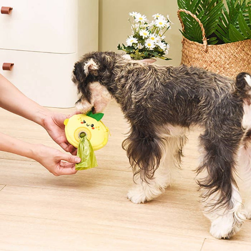 Pooch Pouch Lemon Pet Waste Bag Dispenser