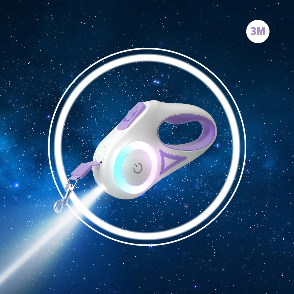 🌟 Light the Way, Lead with Style: The Ultimate LED Retractable Leash