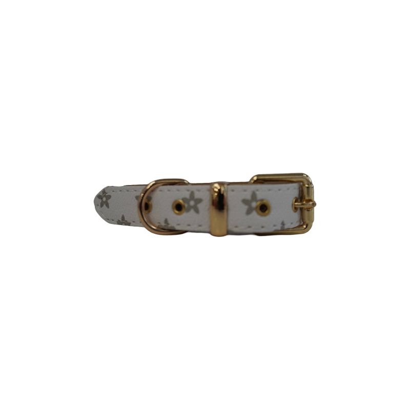 Tropez White Luxury Pet Collar