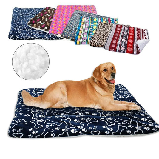 Winter Dog Bed Blanket - Winter Dog Blanket - Ameraeon