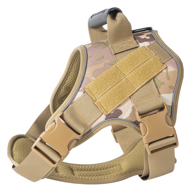 Tactical dog vest: for large dogs (German Shepherd, Golden Retriever) – training, military-style accessories. - Purrfect Pet Kingdom