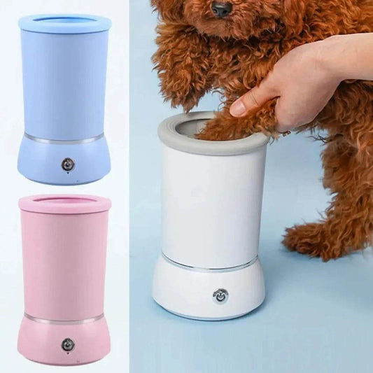 Portable Dog Paw Washer Automatic Pet Paw Cleaner Electric Paw