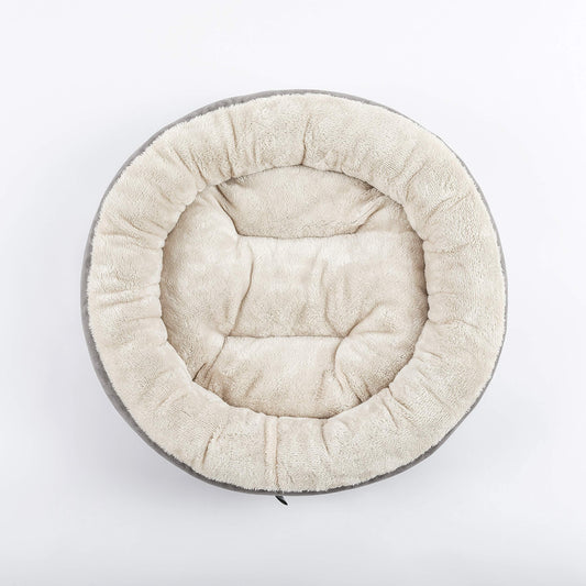 Love's Cabin Round Donut Cat & Small Dog Cushion Bed, 23"