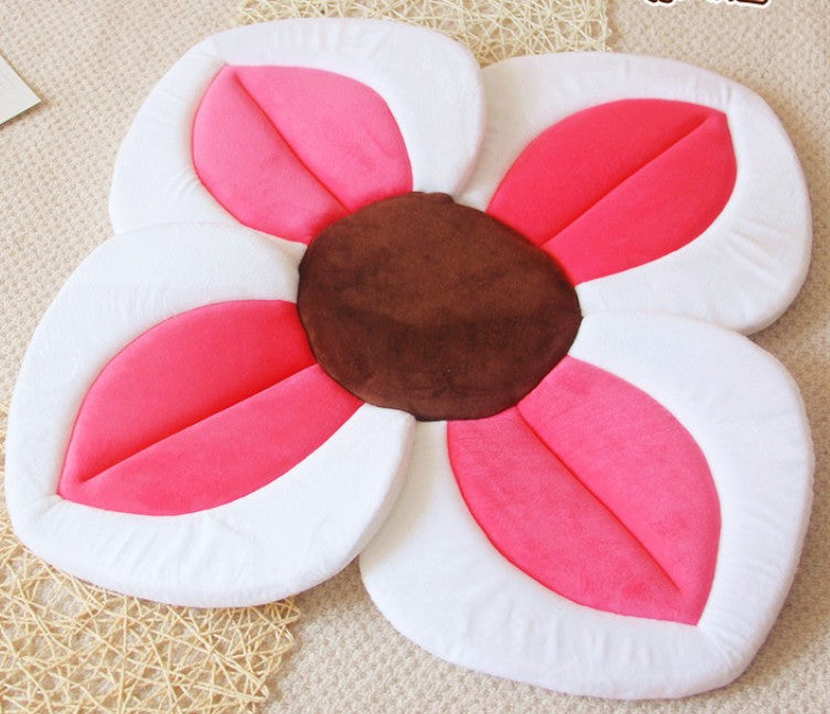 80CM Baby Bath Mat Blooming Bath Tub Flower Baby Bath Sink Safe Newborn Infant Shower Bathing Foldable Security Petal Seat Pads - Purrfect Pet Kingdom
