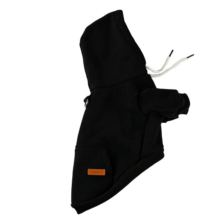 Dog Clothes Pet Dog Hoodie Small And Medium Dog Vest Outdoor Sweatshirt Bulldog Husky Warm Fleece Pet Clothing Puppy Cat Costume
