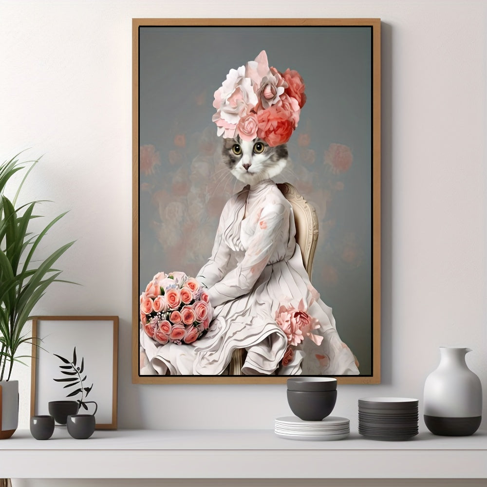 Royal Pet Portrait Canvas - Custom Aristocratic Art