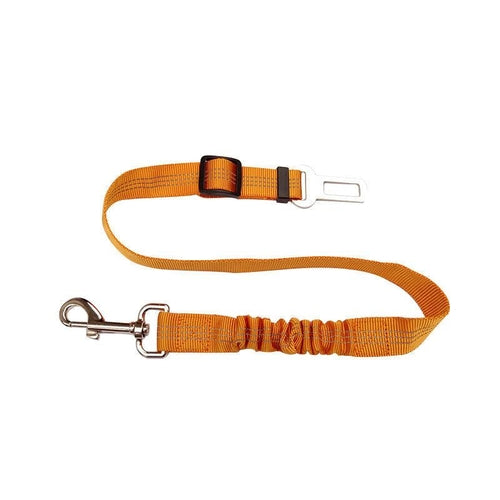 Reflective Safety Dog Car Seat Belt - Pets - THRIXINE - 70X2.5Cm - Orange - CJGX129433704DW