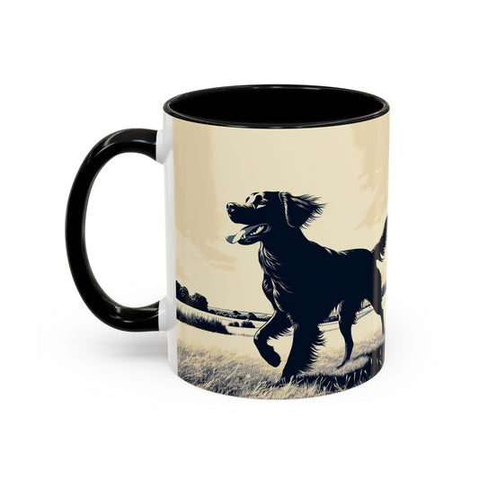 Flat Coated Retriever Accent Coffee Mug - Perfect Gift for