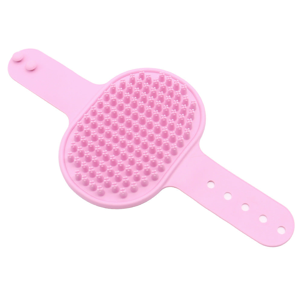 Premium Soft Silicone Pet Bath Brush for Gentle Grooming Joy