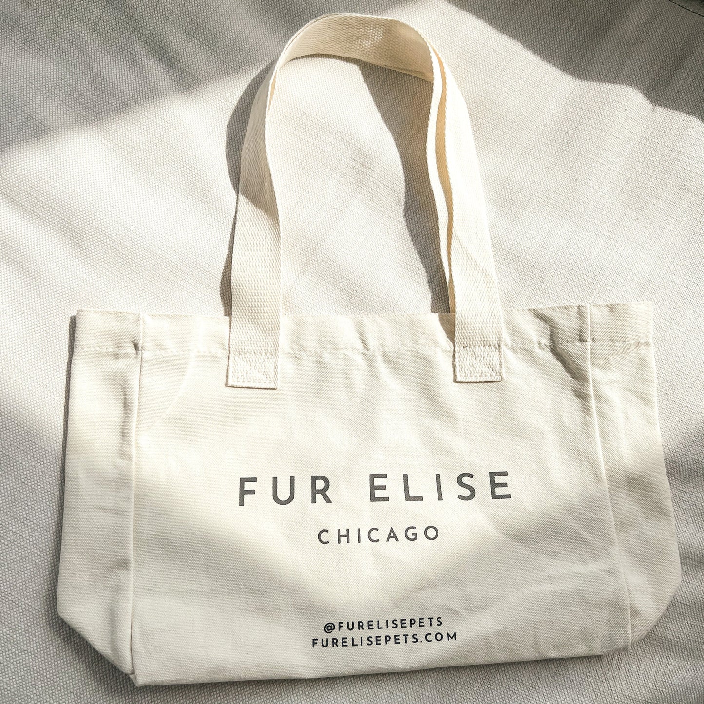 Logo Canvas Tote Bag - Totes - Elise Galleria
