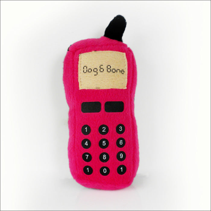 Blue Super Soft Phone Dog Sound Toy Training Interactive Toy Biting and Tearing Toy Cat Teasing Toy