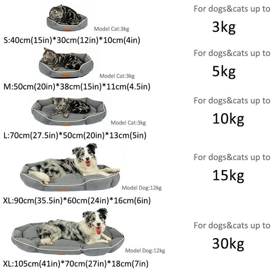 Dog Bed for Medium and Large Dogs | Pet Bed for Shiba Inu