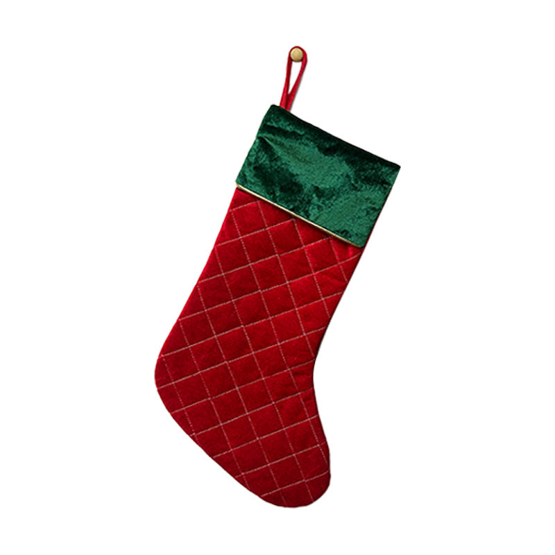 Christmas Socks Decorations Pet Christmas Fireplace Christmas Tree Pendant Gift Bag Socks