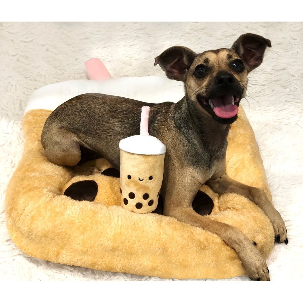 Boba Dog Bed and Boba Crinkle Toy