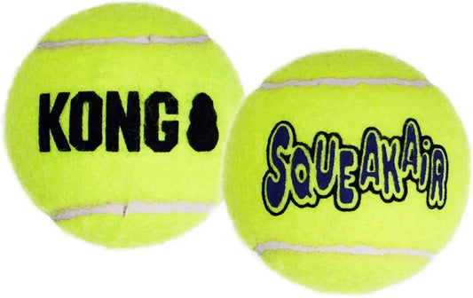 KONG Squeezz Ball Assorted Colors Dog Toy 3-Pack