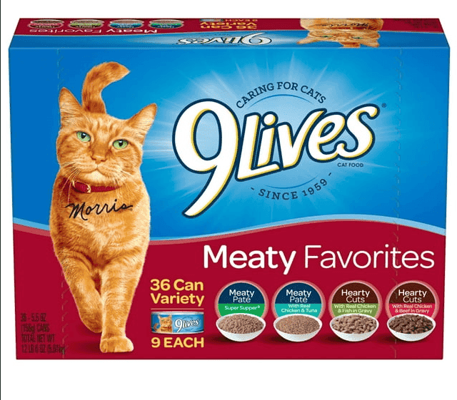 Purrfect Pet Kingdom High Protein Cat Food for Adult Cats 9Lives Meaty Favorites Variety Purrfect Pet Kingdom