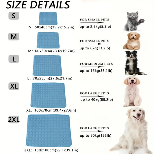 Cooling Mat for Dogs – Large Dog Cooling Bed for Summer Relief