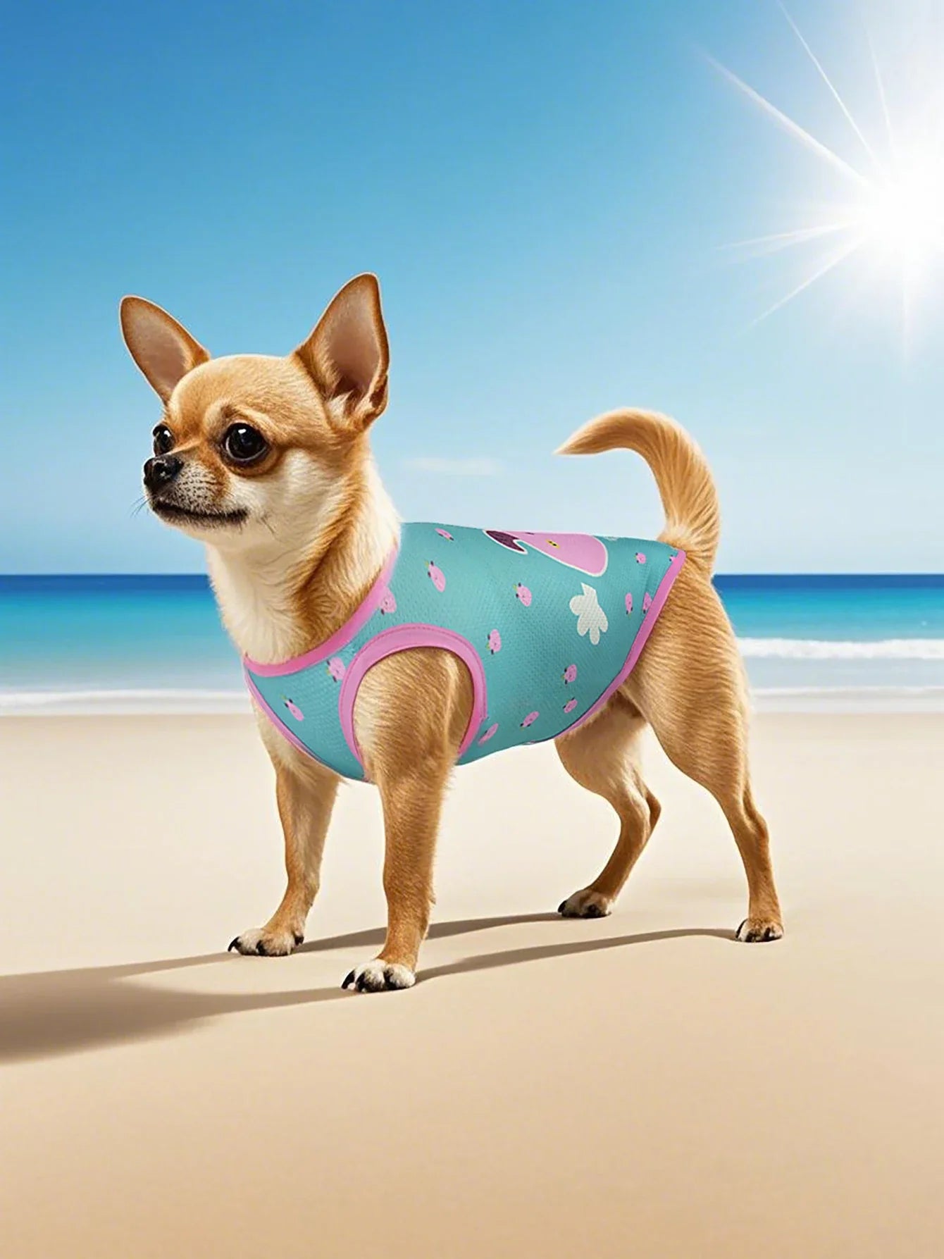 Mesh Summer Pet Vest - Anti - Shed Design - pet clothing - THRIXINE