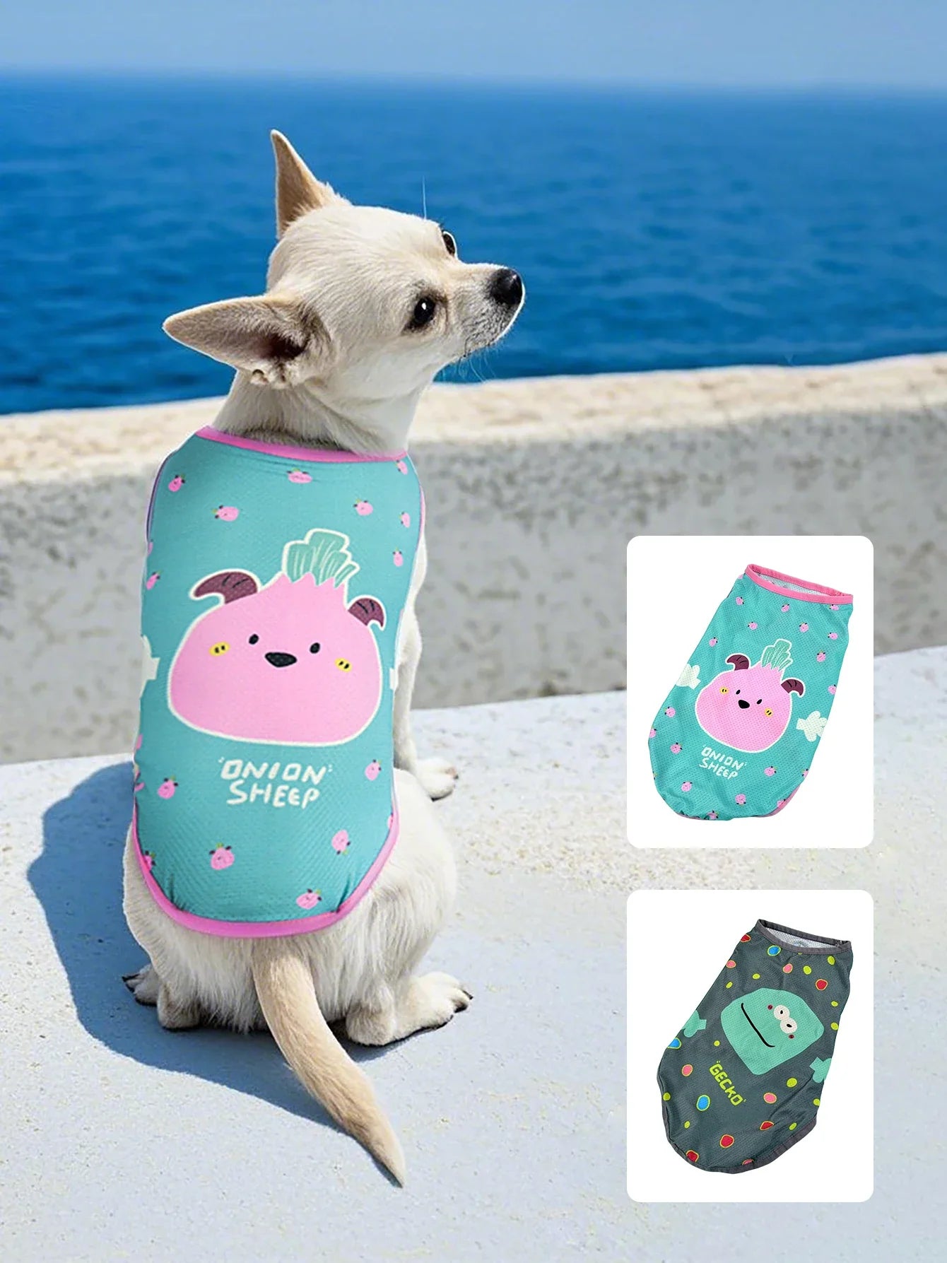 Mesh Summer Pet Vest - Anti - Shed Design - pet clothing - THRIXINE