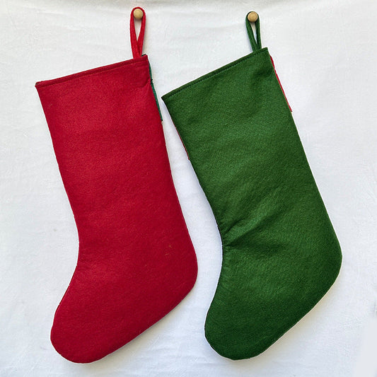 Christmas Socks Decorations Pet Christmas Fireplace Christmas Tree Pendant Gift Bag Socks
