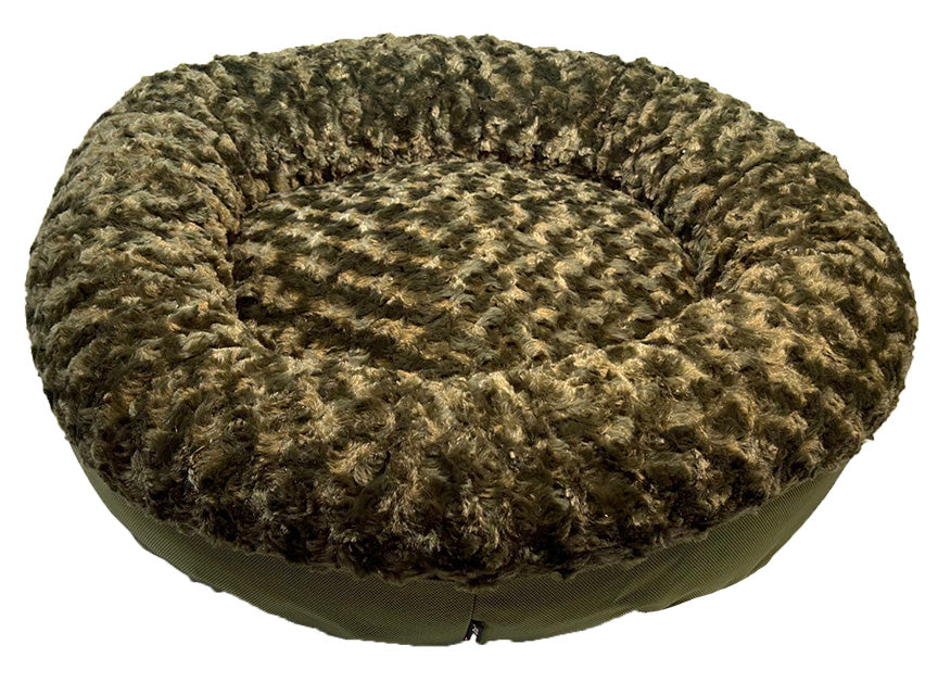 Dog Bed Round Bolster Furvana Soft 13 Lbs ๐๏ธ