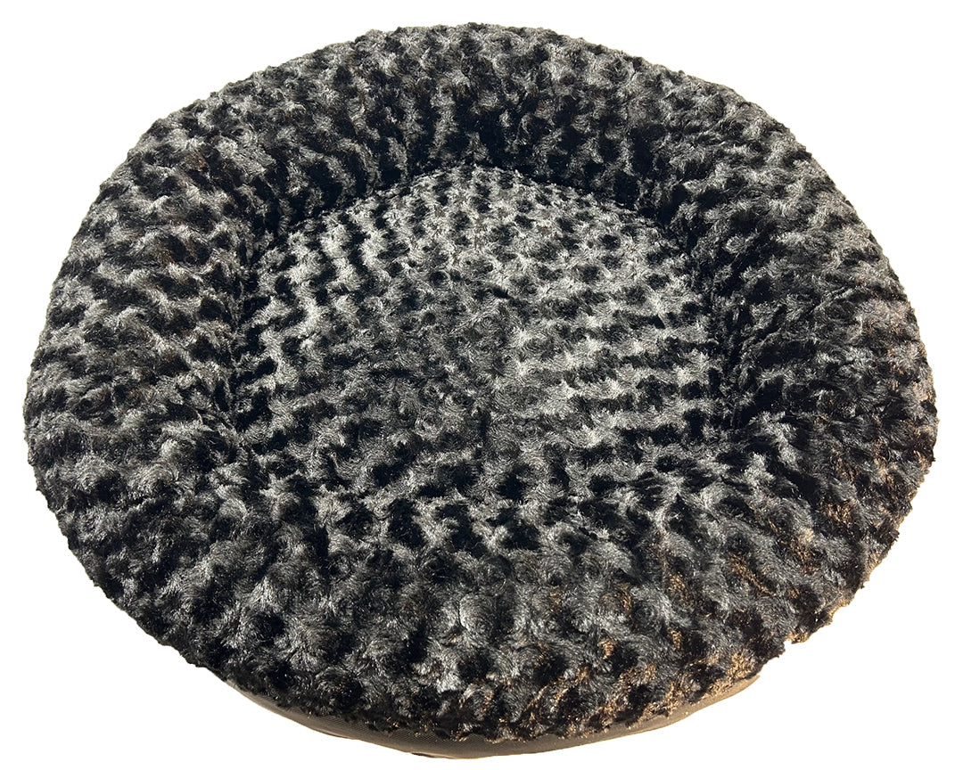 Dog Bed Round Bolster Furvana Soft 13 Lbs ๐๏ธ