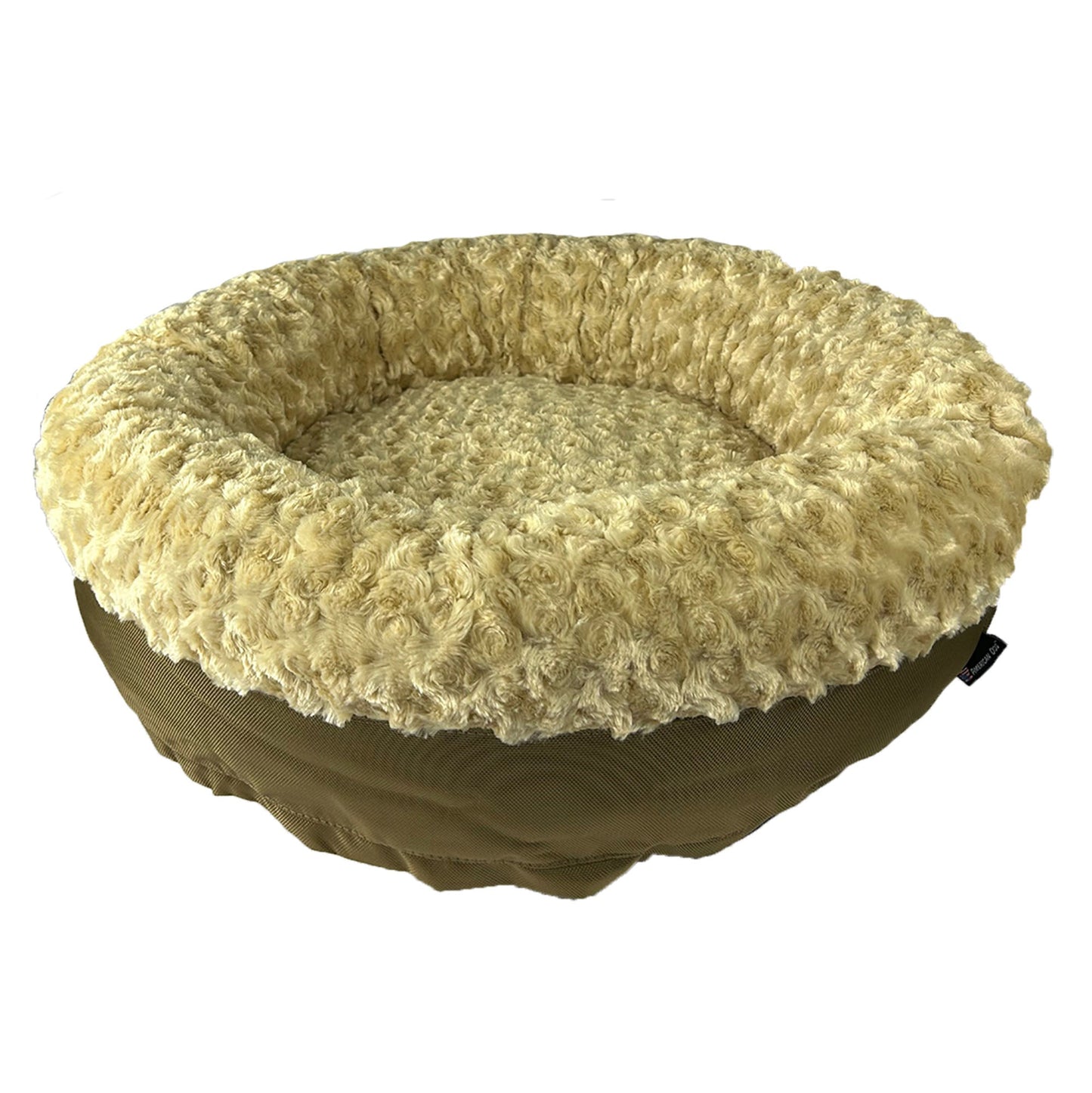 Dog Bed Round Bolster Furvana Soft 13 Lbs ๐๏ธ
