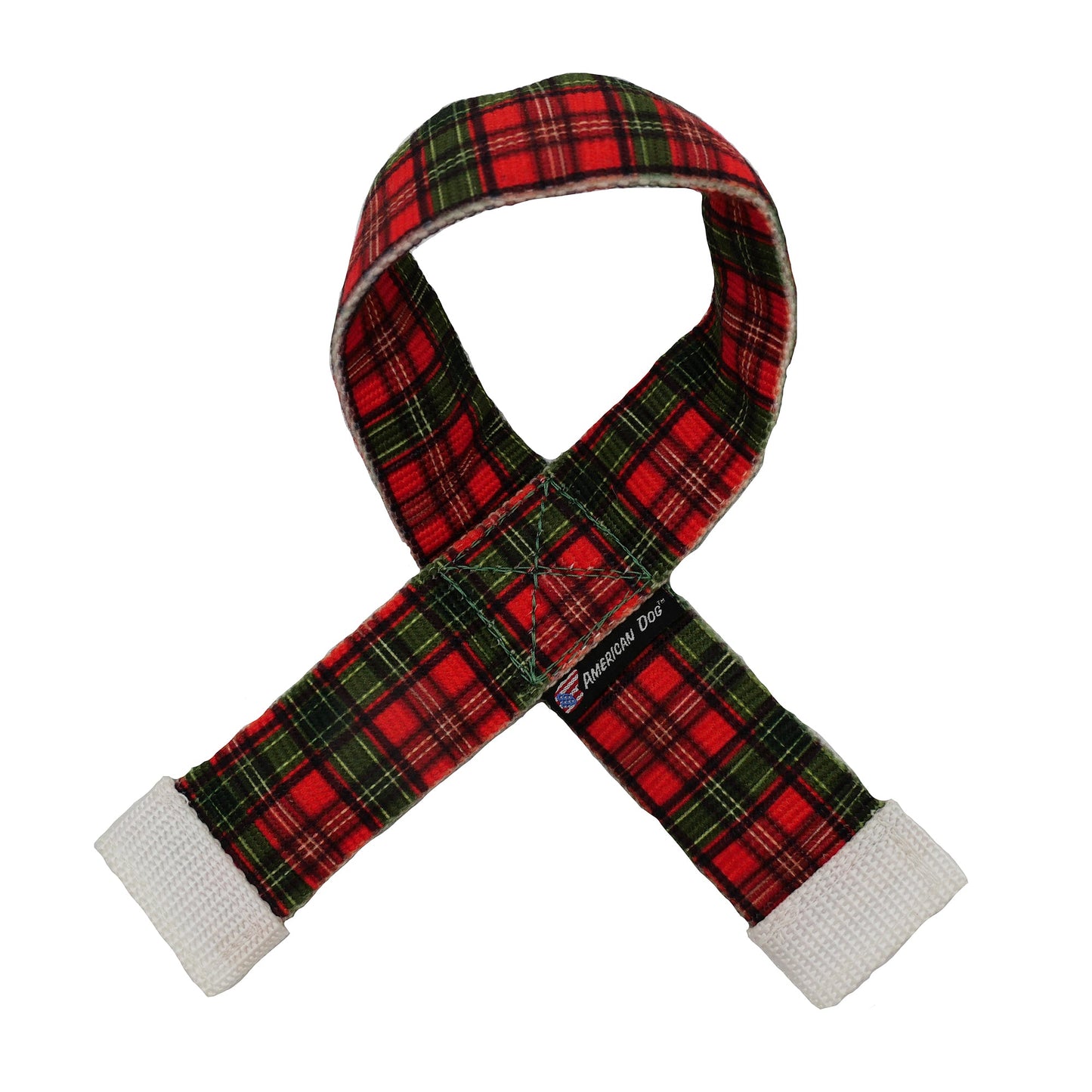 Fire Hose Holiday Scarf Dog Tug