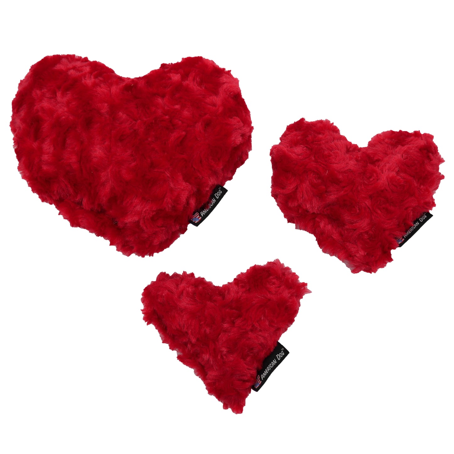 Nuggle Hearts - Dog Toys - American Dog