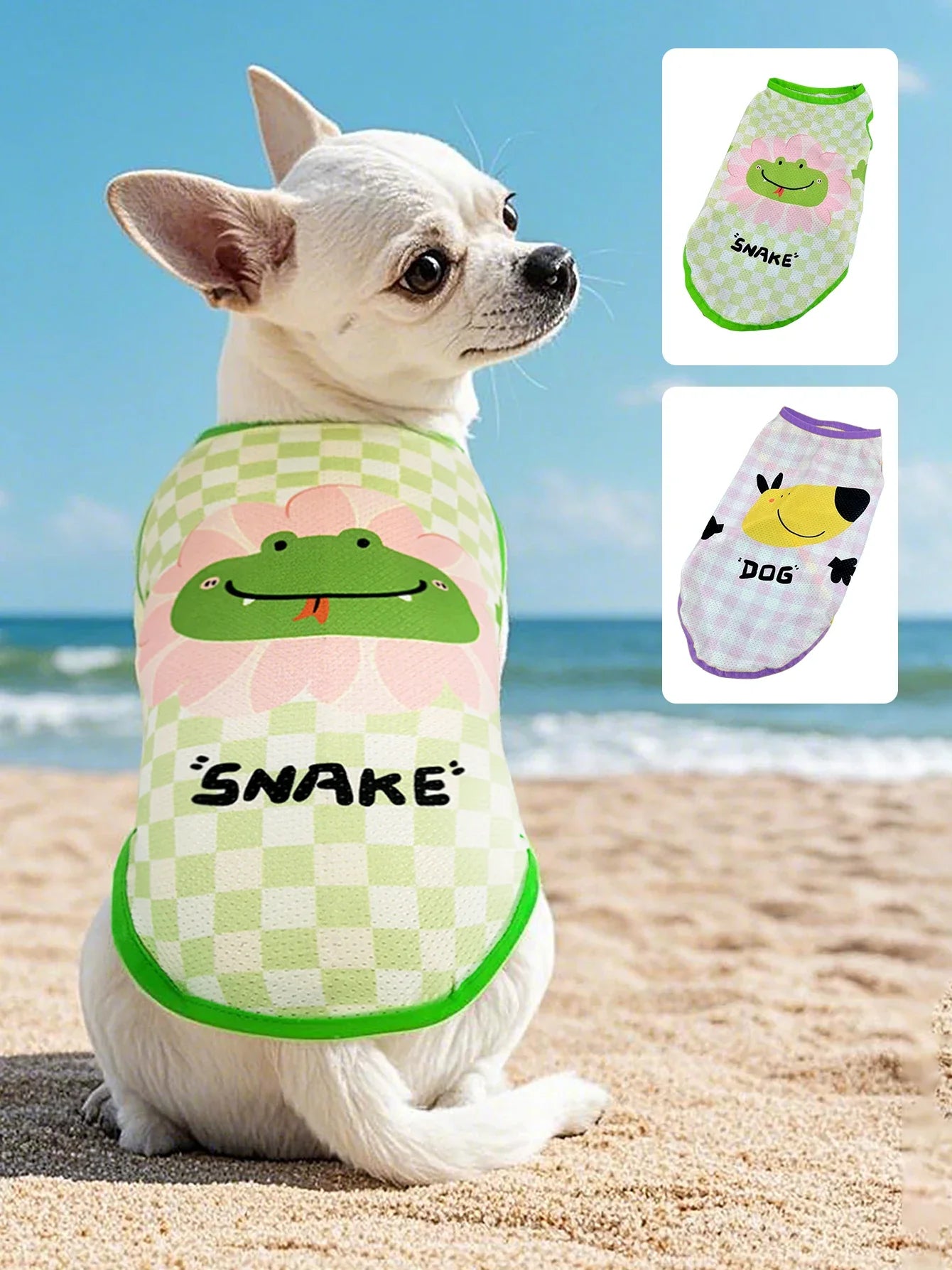 Mesh Summer Pet Vest - Anti - Shed Design - pet clothing - THRIXINE