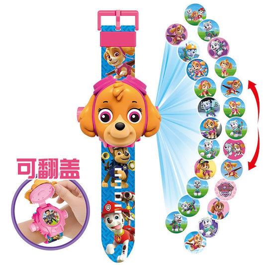 Paw Patrol Toys 3D Projection Digital Watch Dog Puppy