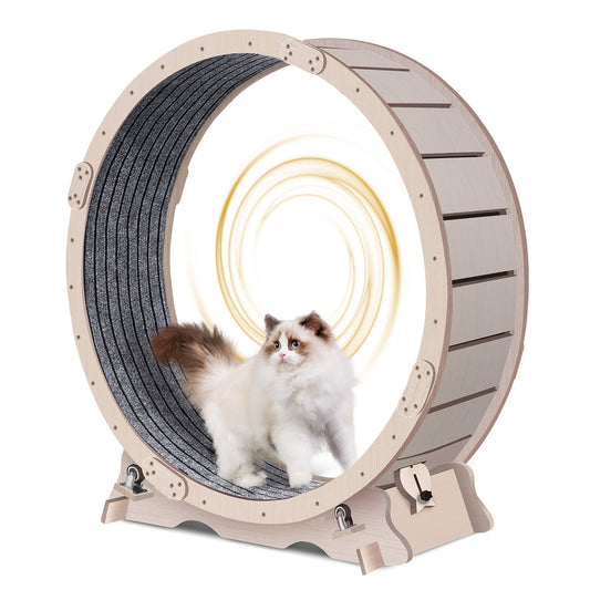 Cat Furniture-Large 41-Inch Exercise Running Wheel for Cats