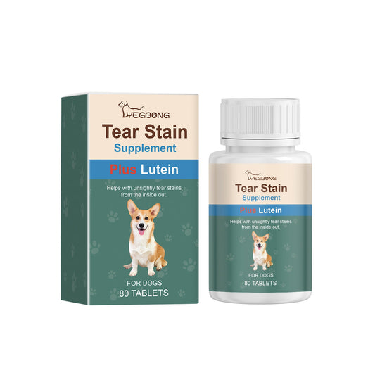 Premium Dog Tear Stain Remover Tablets for Clear Eye Health