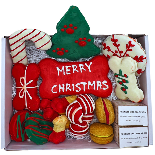 Christmas Themed Dog Treats Gift Box | Purrfect Pet Kingdom