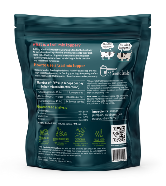 Salmon Mix - 12oz - Bare Naked Pet Treats - Bare Naked Pet Co.