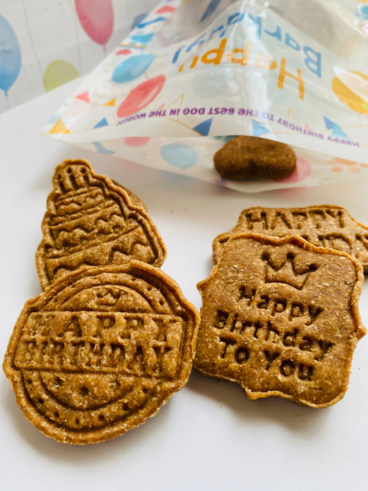 Tootsies & Treats Peanut Butter Treats Happy Barkday Bag (10oz)