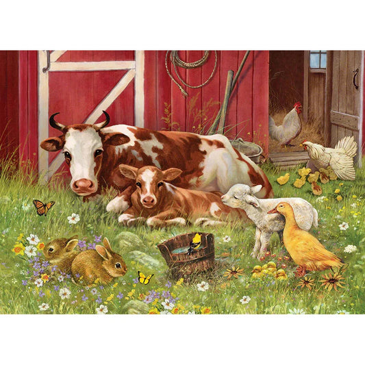 Barnyard Babies 350 Piece Family Jigsaw Puzzle Cobble Hill
